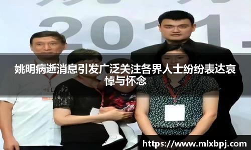 姚明病逝消息引发广泛关注各界人士纷纷表达哀悼与怀念